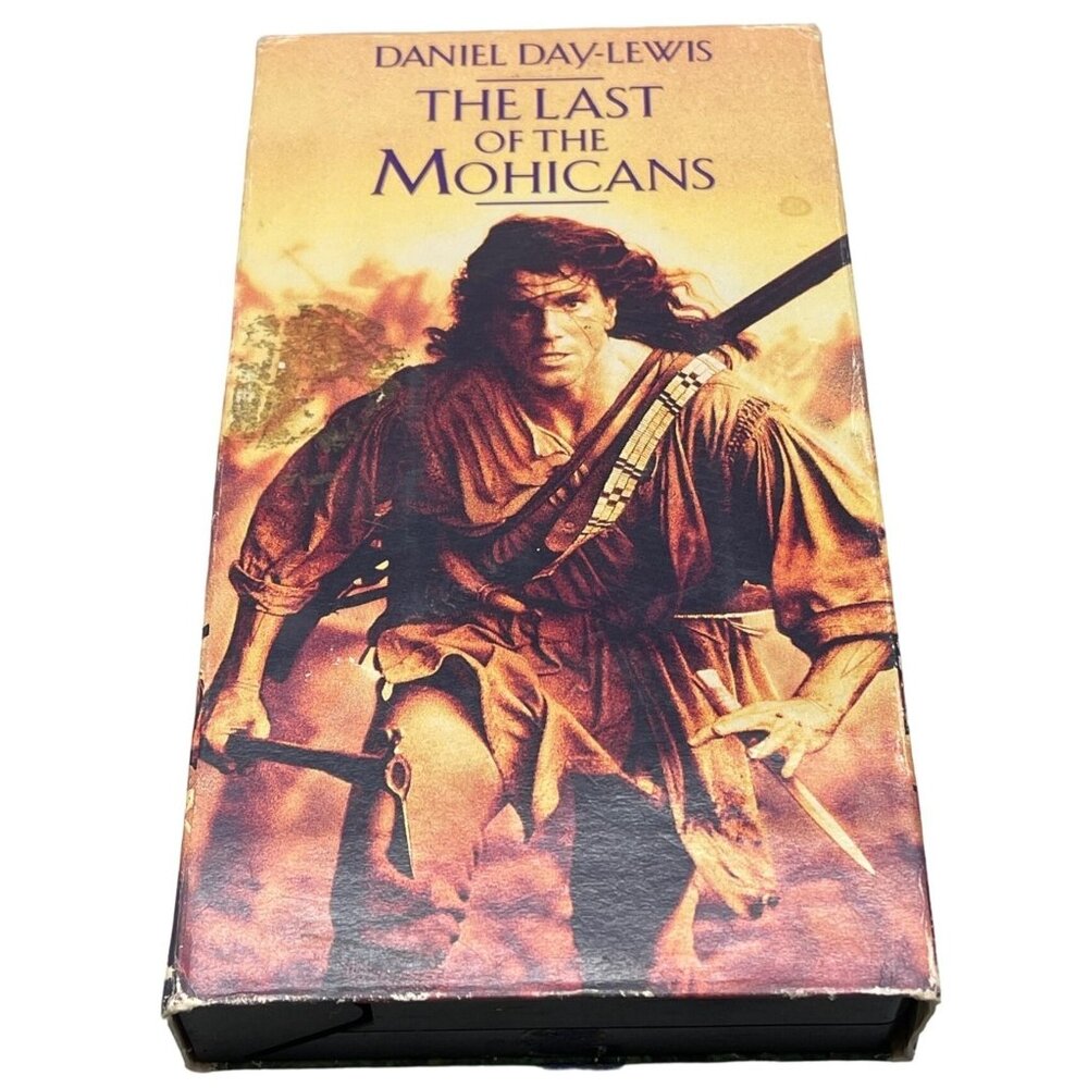 the last of the mohicans Daniel day Lewis VSH tape fox video rated R 1993 READ